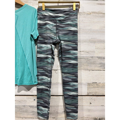 Athleta Ivivva Activewear Set Girls 12 Camo Cross Back Leggings Sporty7