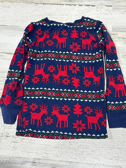 Hanna Andersson Pajama Top - Reindeer Print - Soft - Fits Like Boys Size 4/5 - P2