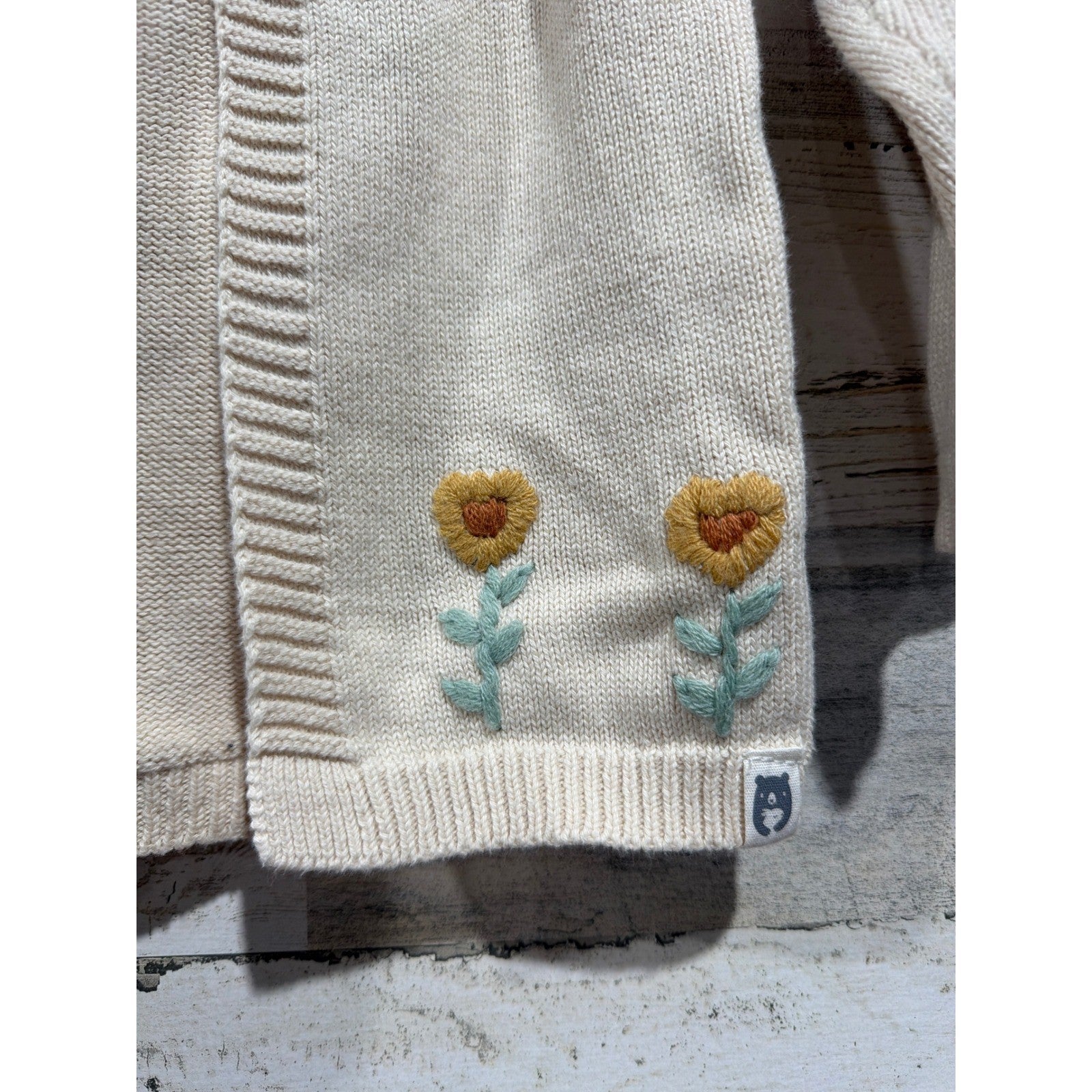 Zara Rabbit & Bear Girls 3T Bundle Grey Orange Cream Floral Boho EUC2