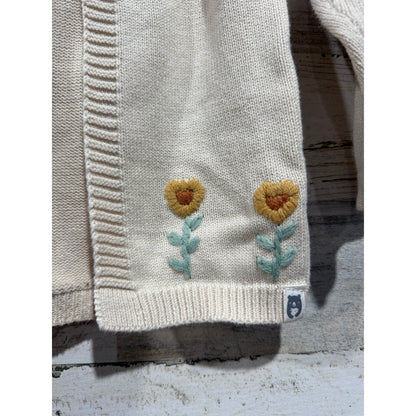 Zara Rabbit & Bear Girls 3T Bundle Grey Orange Cream Floral Boho EUC2