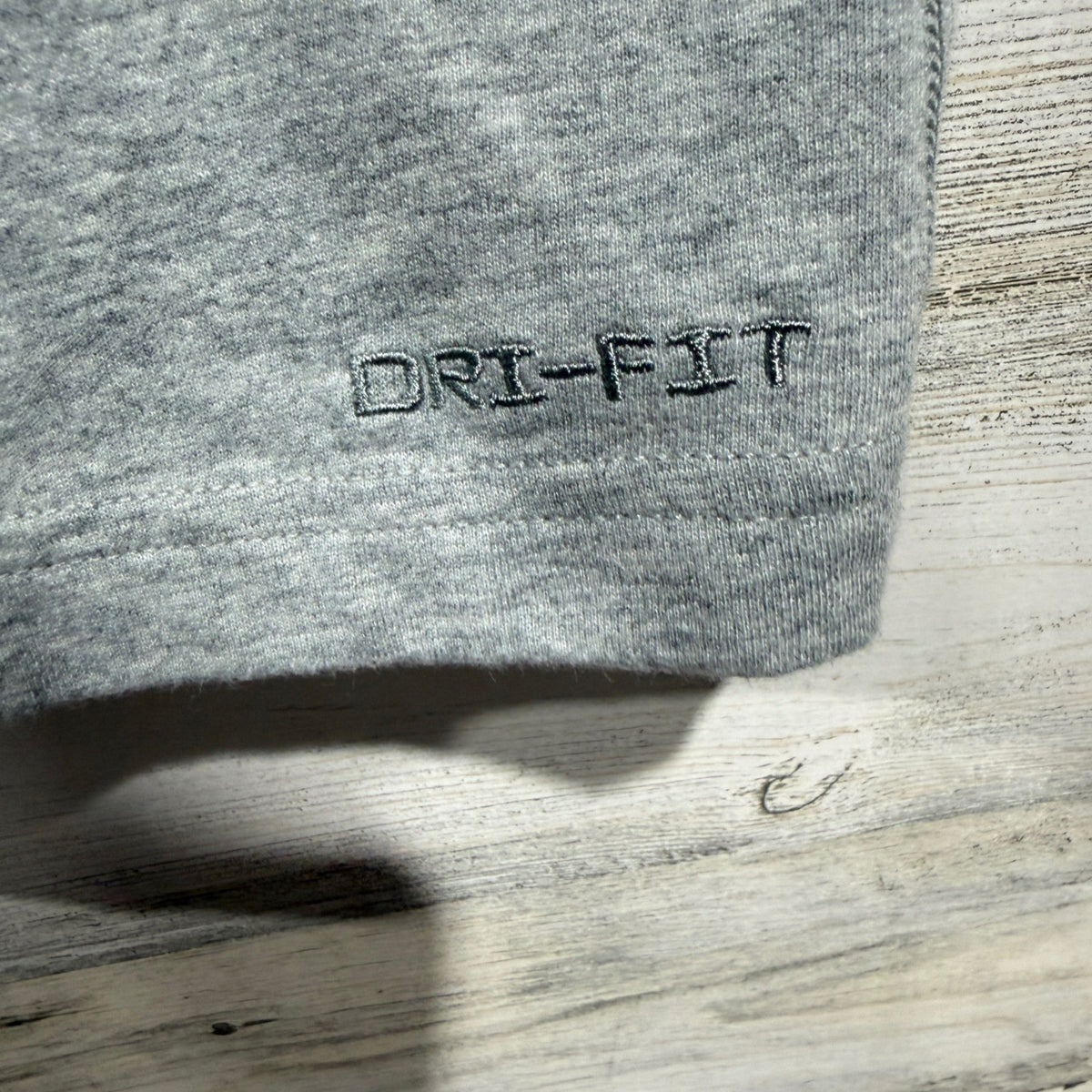 Nike Dri-Fit Tee T-Shirt Men 4XL-T Gray Cotton Poly Blend Sporty Athletic4