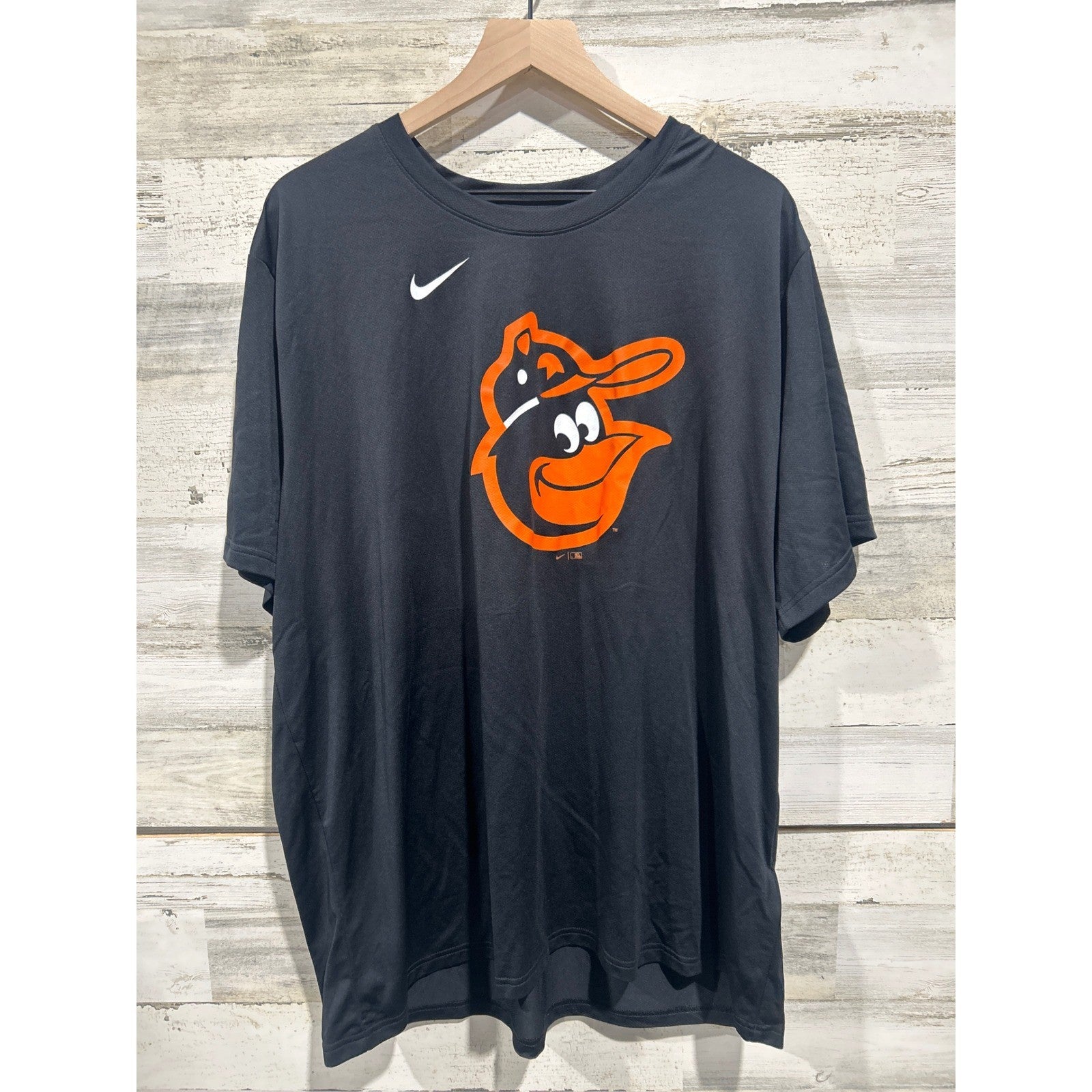 Nike MLB Baltimore Orioles Shirt Mens 3XL Black Dri-FIT Legend Tee Gorpcore EUC0