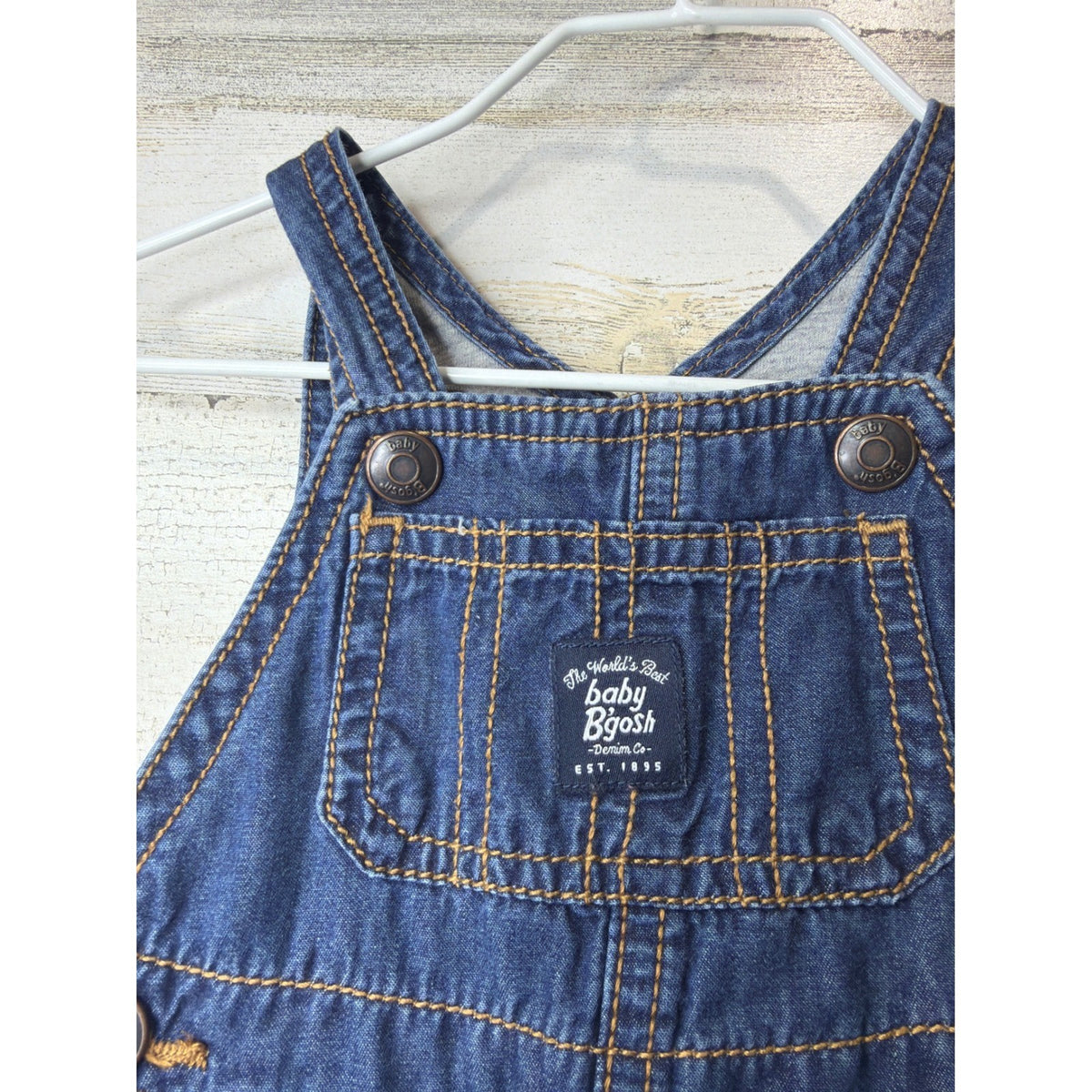 Carter's OshKosh Bundle Boys 3M Blue Construction Denim Organic Workwear5