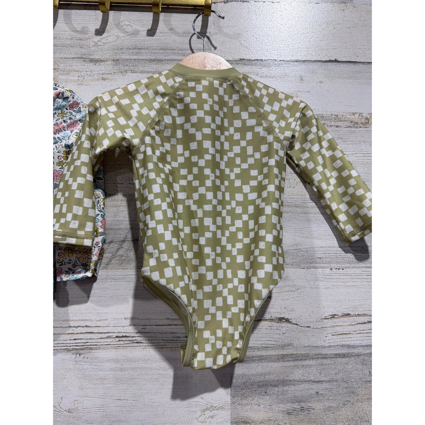 Tommy Bahama Little Co Swimsuit Bundle Girls 12-18M Floral Checkered Boho EUC5