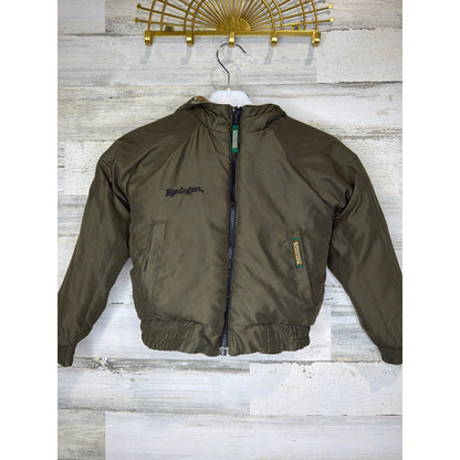 Remington Reversible Jacket Boys 4/5 Camo Real Tree Insulated Gorpcore EUC6