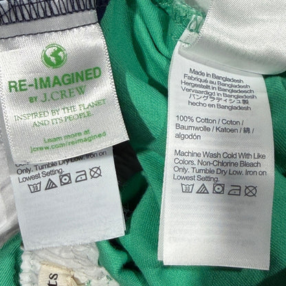 Crewcuts Re-imagined Chino Shorts Girls 10 Green Navy 100% Cotton Classic Bundle3