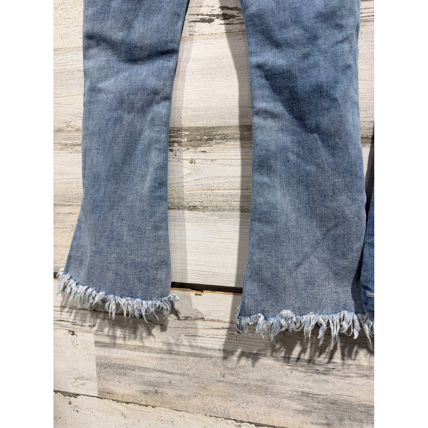 Hayden Wallflower Jeans Girls 6 Blue Distressed Embroidered Flare Bundle5