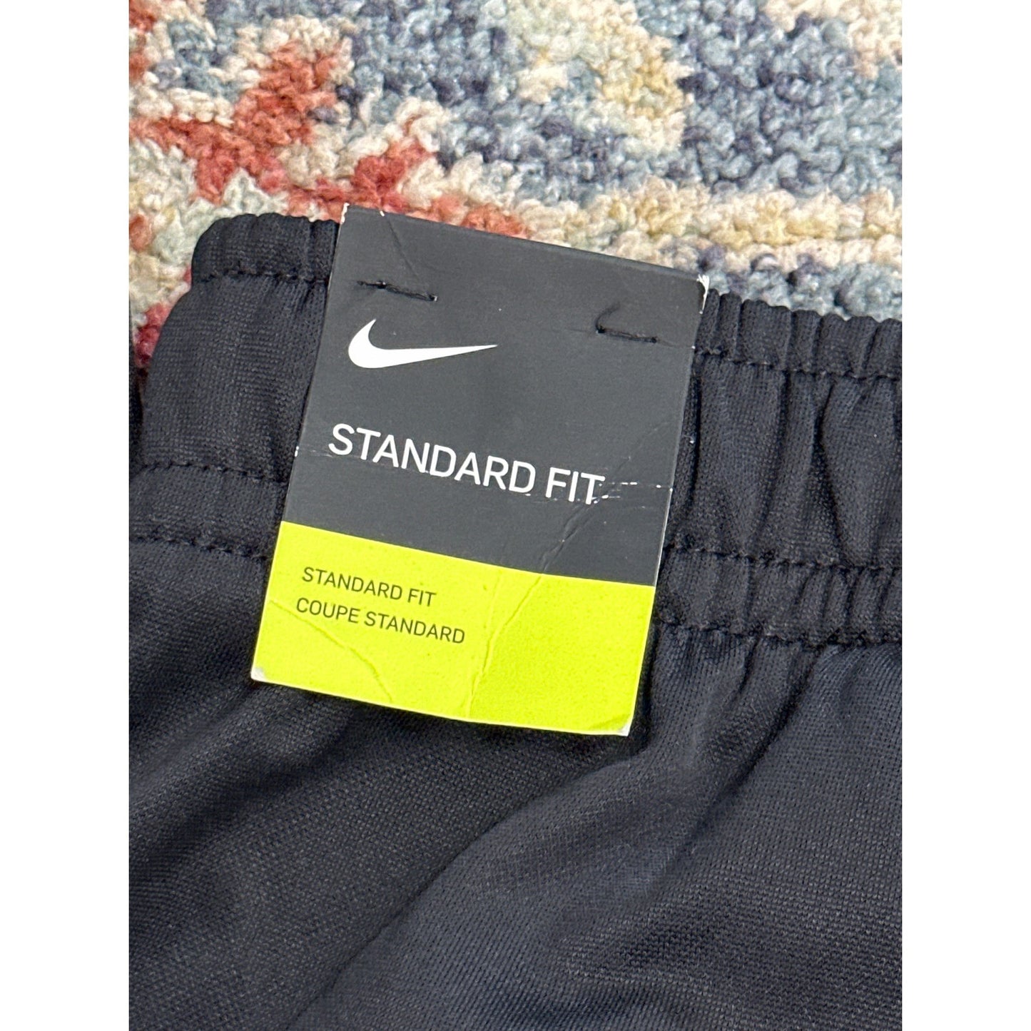 Nike Training Pants Kids Large Black Grey Excellent Dri-FIT Athletic Joggers NWT2