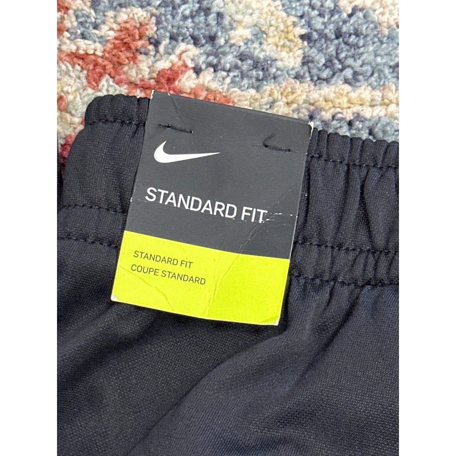 Nike Training Pants Kids Large Black Grey Excellent Dri-FIT Athletic Joggers NWT2
