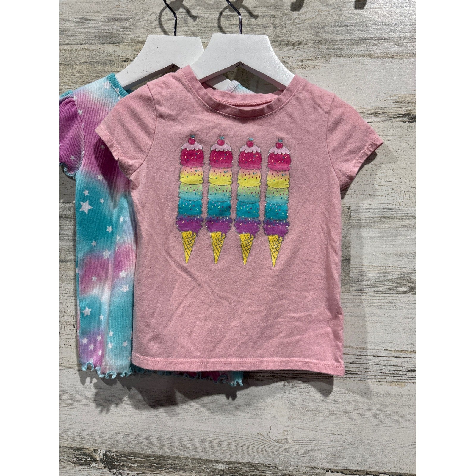 T-Shirt Bundle Girls 2T Graphic Cotton Playwear8