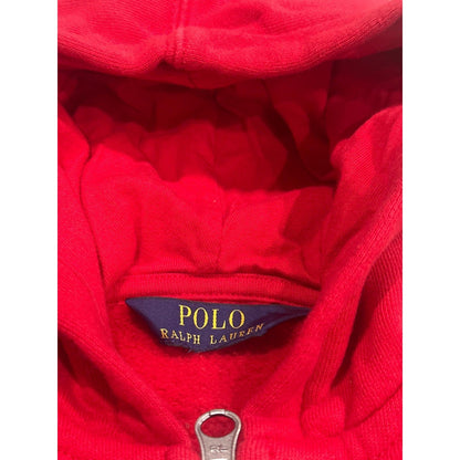 Polo Ralph Lauren Zip Hooded Jacket Boys 2T Red Pony Logo1