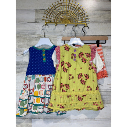 Matilda Jane Clothing Lot Girls 6 Multicolor Ruffle Floral Apple Whimsical GUC6