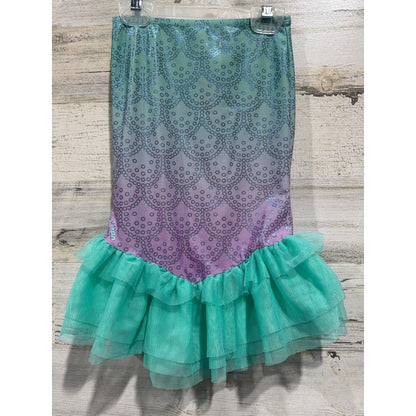 Disney Little Mermaid Skirt Girls 3 Teal Purple Ombre EUC0