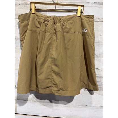 Arctix Active Skort Women Large Khaki Tan Hiking Golf Athletic EUC3
