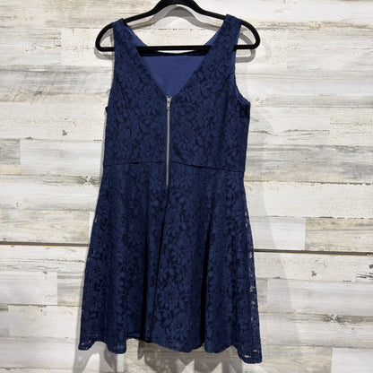 Speechless Floral Lace Dress Women XXL Navy Blue Homecoming Spandex Modern EUC2
