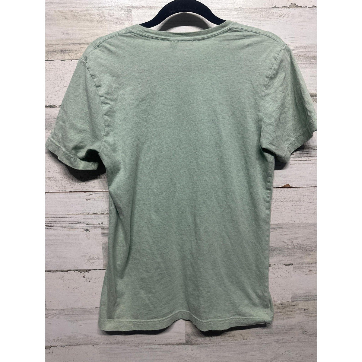 The Holiday Tees Graphic T-Shirt Women Medium Green Shamrock Psalm 139 EUC4