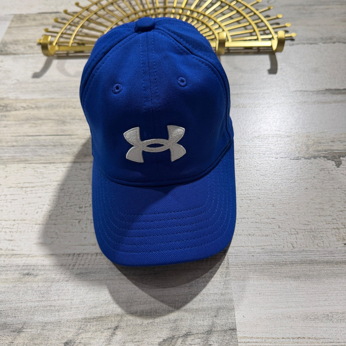 Under Armour Blitzing Baseball Cap Youth OSFM Royal Blue Polyester Sport0