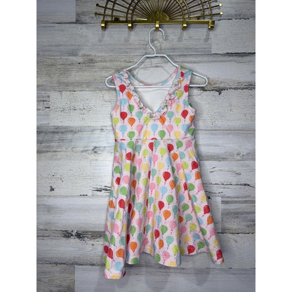 Serendipity Dress Girls 4t Pink Balloon Print Sleeveless Whimsical3
