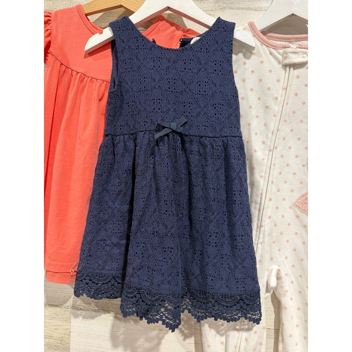 Carter's H&M Isaac Mizrahi Dress Tunic Sleeper Bundle Girls 2T Floral Lace EUC3