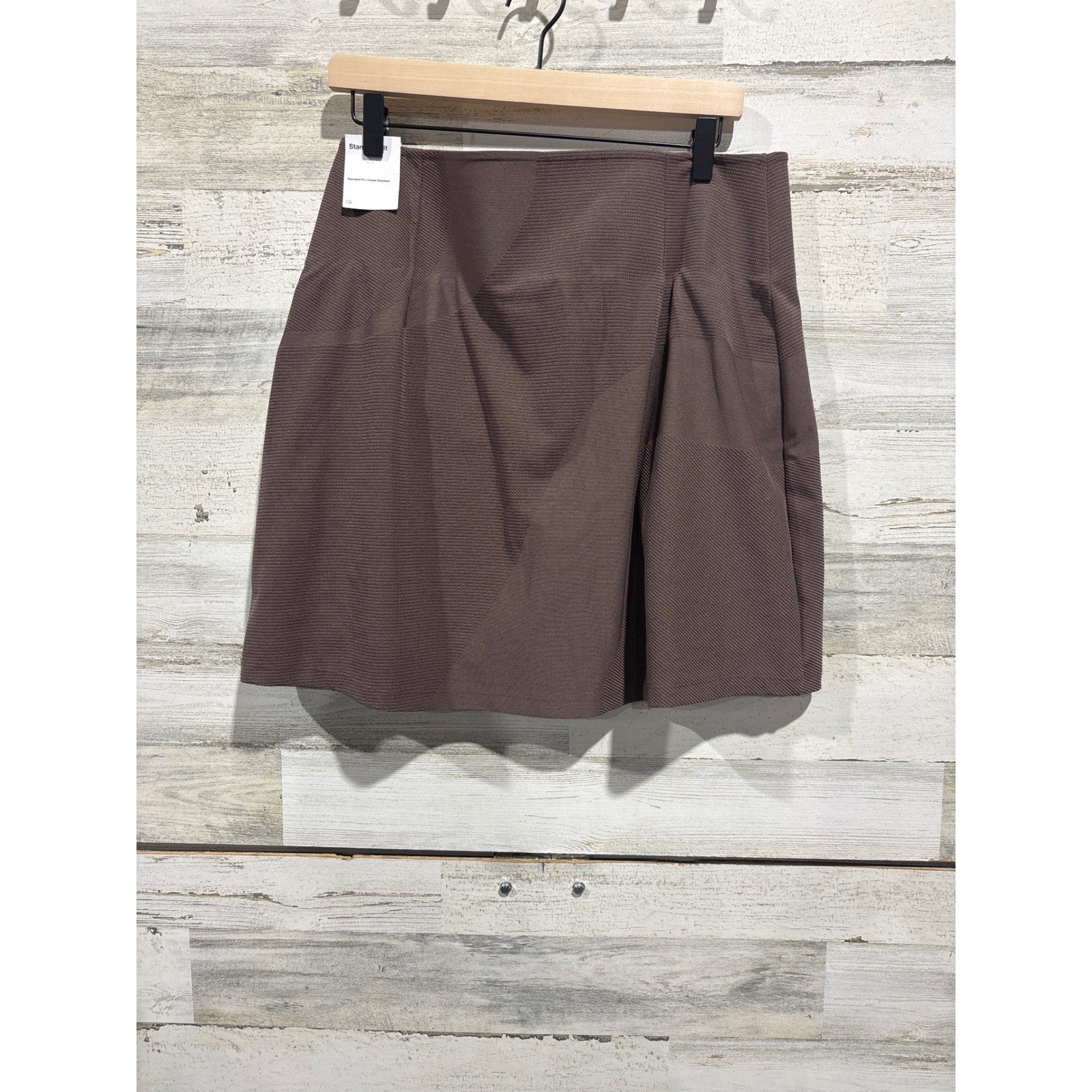 Nike Golf Skirt Women XL Brown Dri-FIT Victory Textured Sporty Tennis Core NWT1