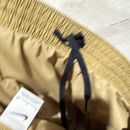 Nike Swim Trunks Men Small Tan Embroidered Swoosh NWT6