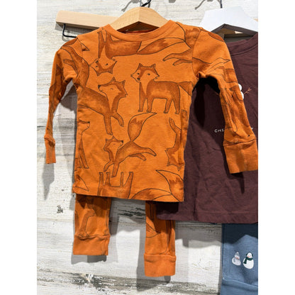Carter's Old Navy Boys 18-24M Bundle Fox Snowman Bundle PJ Lounge Casual GUC1