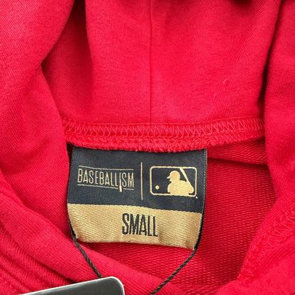Baseballism Texas Rangers Hoodie Kids Small Red Short Sleeve MLB Sport NWT7