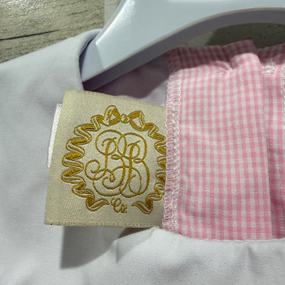 The Beaufort Bonnet Company Dress Girls 4T Pink Gingham Preppy *Flawed2