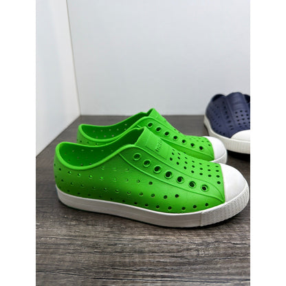 Native Jefferson Shoes Bundle Kids 13 Green Navy Blue Slip On Sneakers6