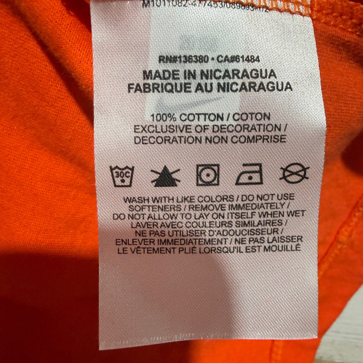 Nike Houston Astros T-Shirt Men XXL Orange 100% Cotton MLB Fan Gear3
