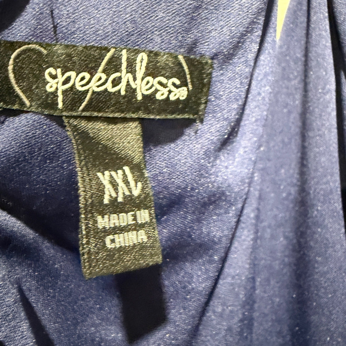 Speechless Floral Lace Dress Women XXL Navy Blue Homecoming Spandex Modern EUC4