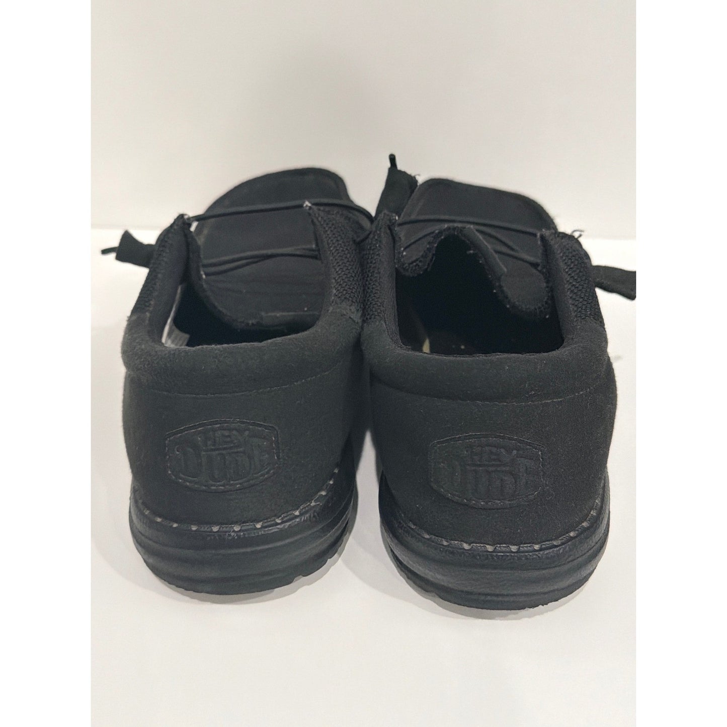 Hey Dude Wally Funk Mono Men 12 Black Slip On Loafers Lightweight Comfort5