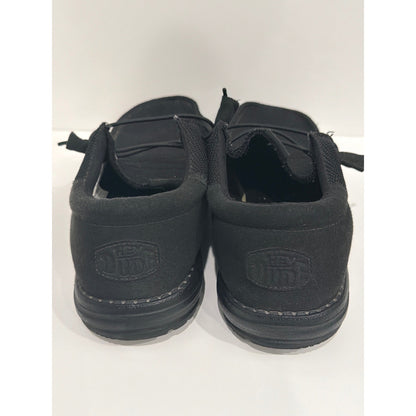 Hey Dude Wally Funk Mono Men 12 Black Slip On Loafers Lightweight Comfort5