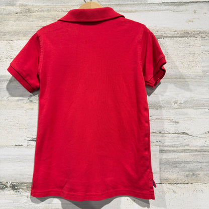 The Beaufort Bonnet Company Polo Boys 7 Red Pima Cotton Preppy EUC3