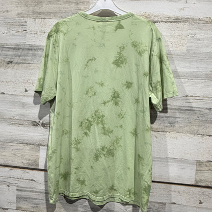 Lululemon 5 Year Basic Tee T-Shirt Men Large Green Tie Dye Pima Cotton Sport4
