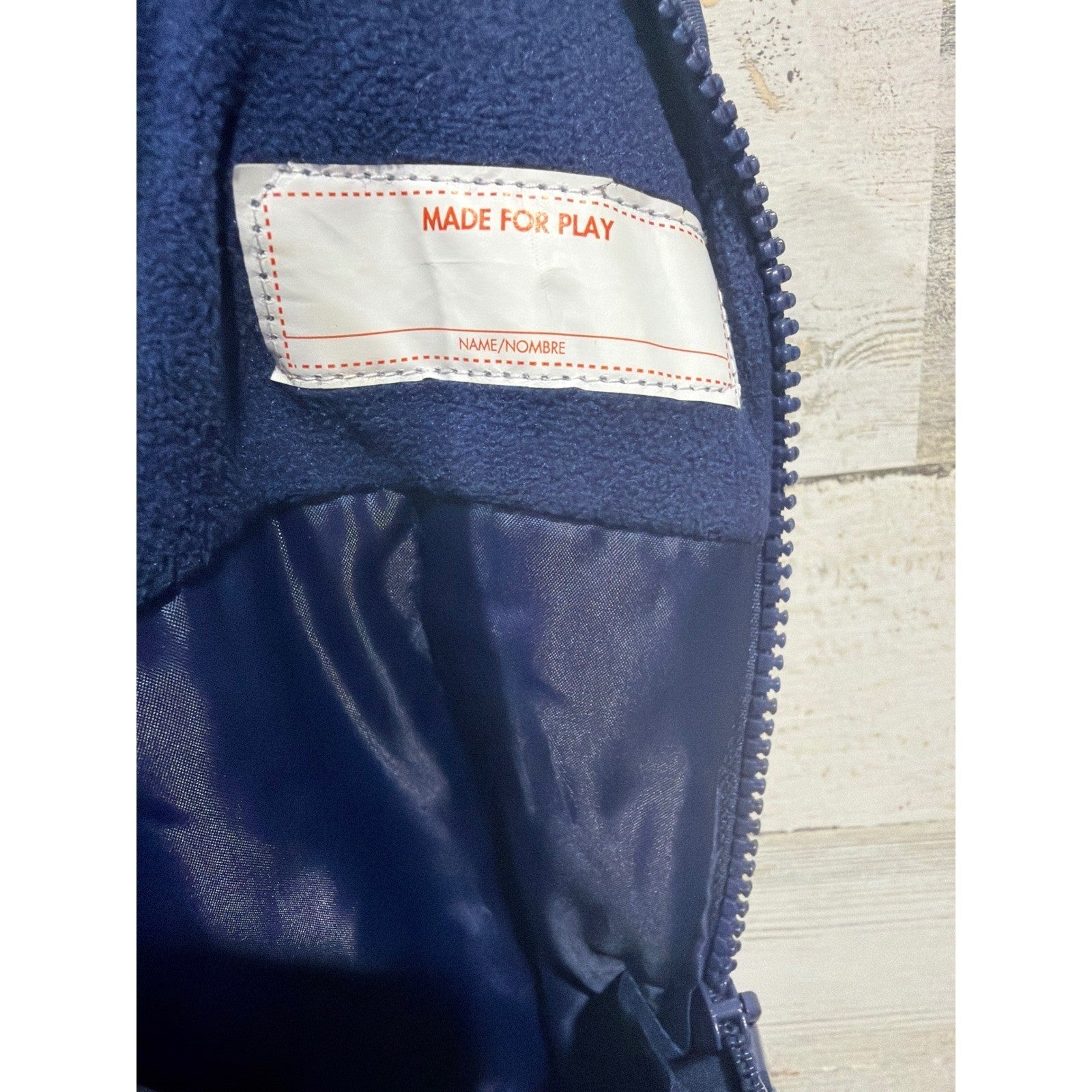 Cat and Jack Snow Bib Kids 2T Navy Blue Adjustable Straps4