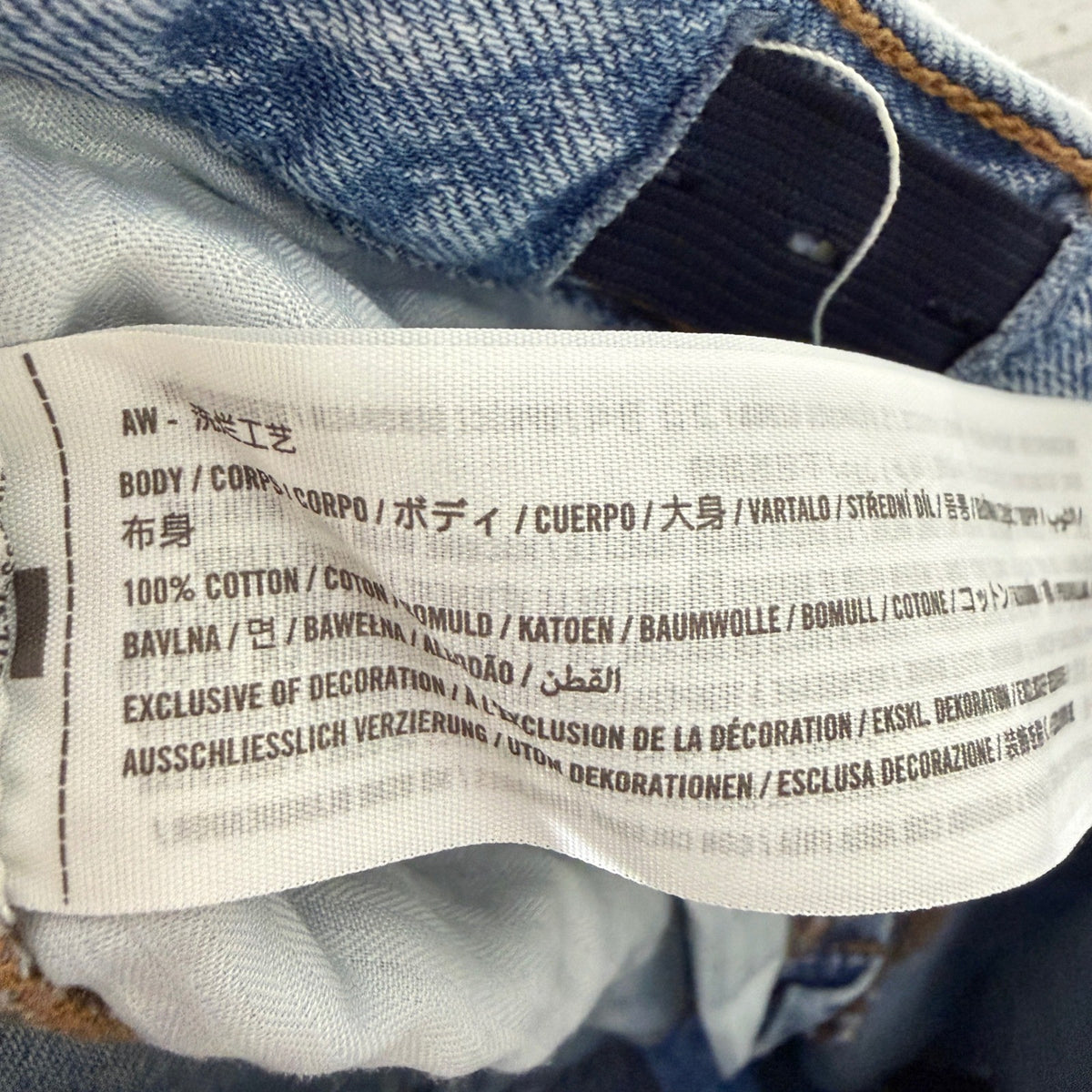 Abercrombie Kids Loose Jean Carpenter Pants Kids 9/10 Light Wash Cotton 90s6