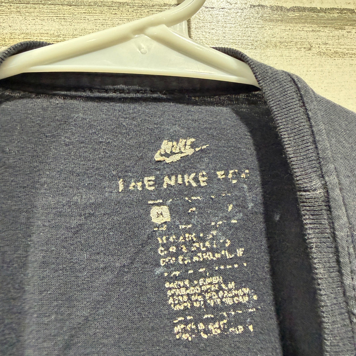 Nike Beast & Futura Logo Graphic T-Shirt Lot Men M Black Cotton Blend Flawed*8