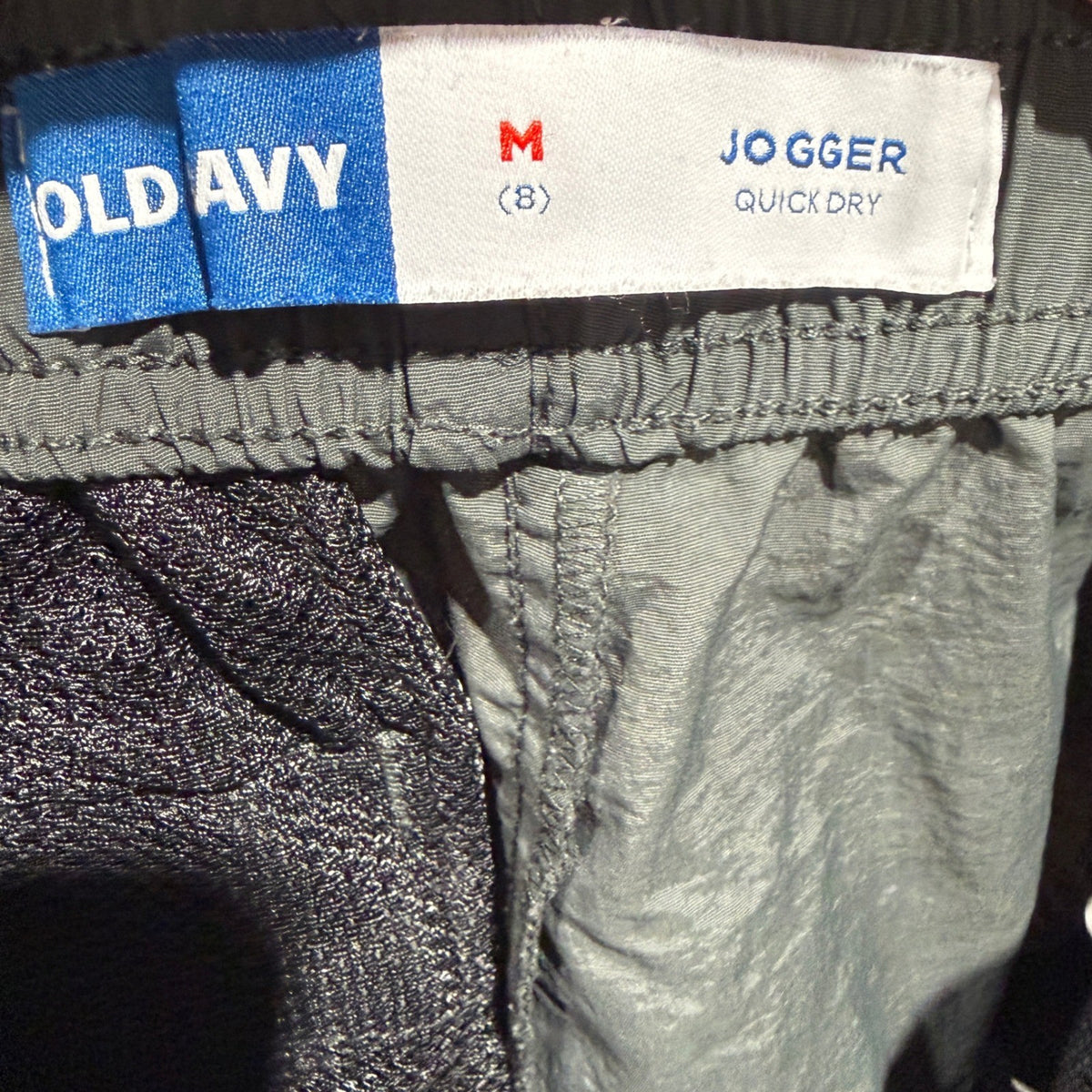 Old Navy Jogger Quick Dry Shorts Boys Size 8 Grey Nylon EUC2
