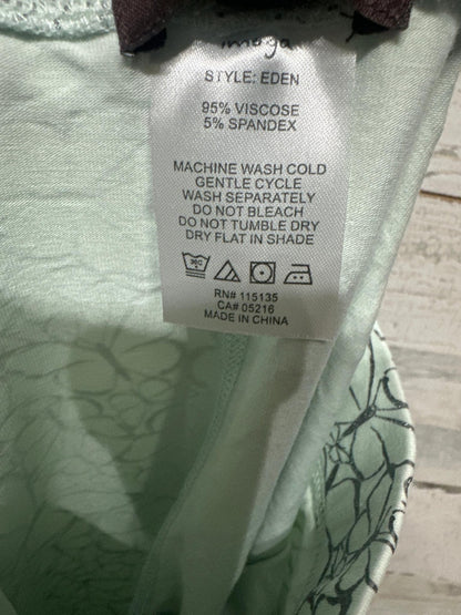 Imoga Leggings Girls Size 5 Mint Green Silver Butterfly Eden Ruffle NWT3