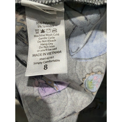 LuLaRoe Dress Tunic Girls 8 Disney Winnie The Pooh Alice Wonderland7