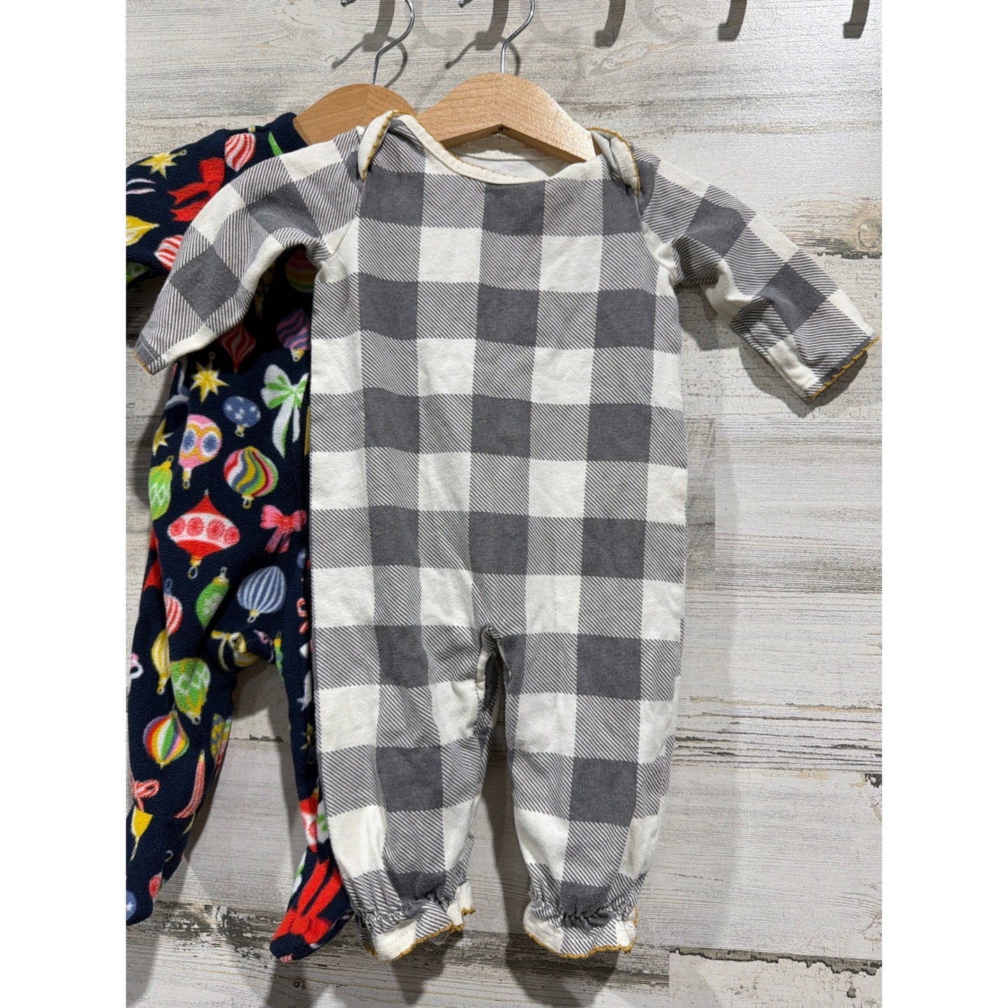 Mud Pie Old Navy Luxe Threads Holiday Sleepers Girls 0-3M Christmas Bundle3