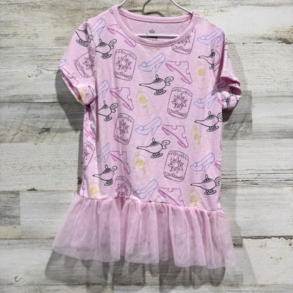 Disney Princess Minnie Mouse T-Shirt Bundle Girls 6 Pink Purple Grey Cotton EUC3