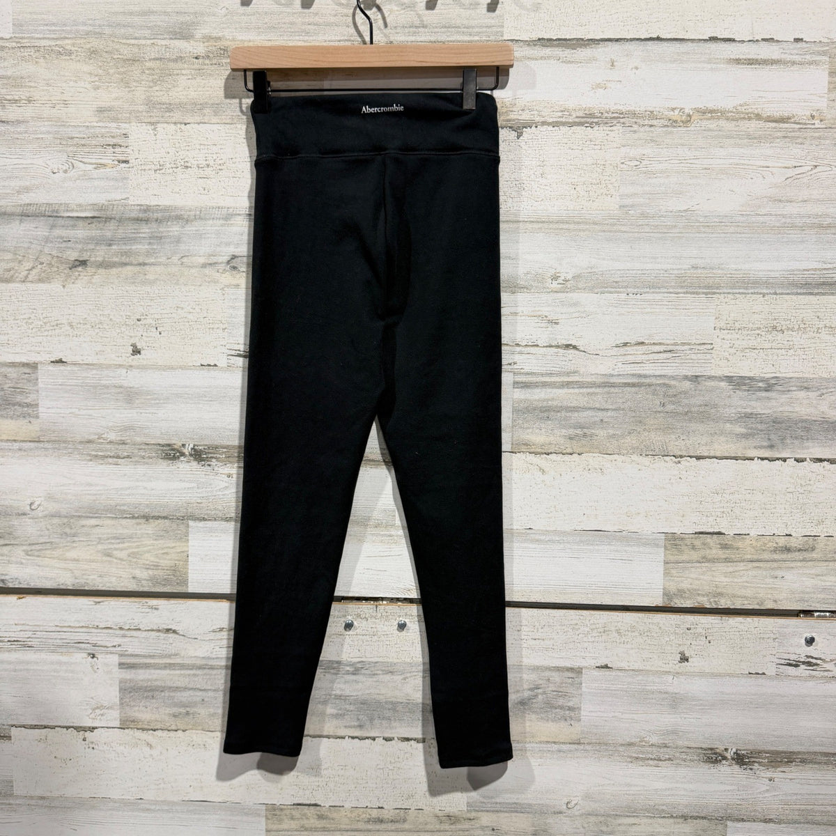Abercrombie Kids Soft Leggings Girls 11/12 Black Spandex Basic Everyday NWT3
