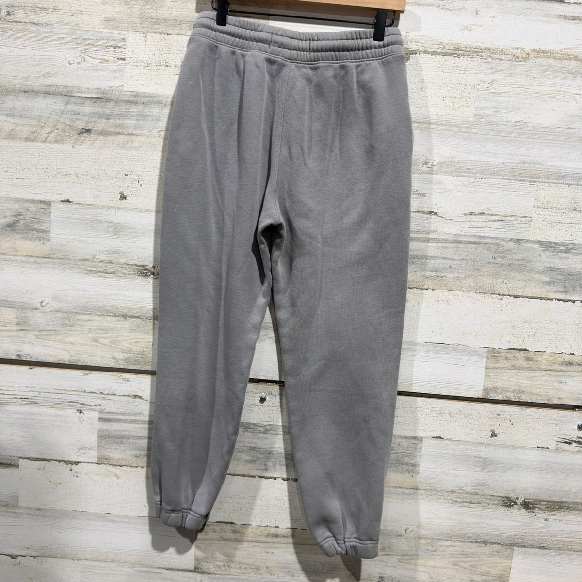 Hollister Relaxed Jogger Men Small Grey Fleece Sweatpants Loungewear *Flawed6