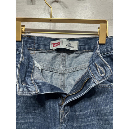 Levi's 550 Relaxed Fit Jeans Boys 12 Regular Blue Medium Wash Denim GUC1