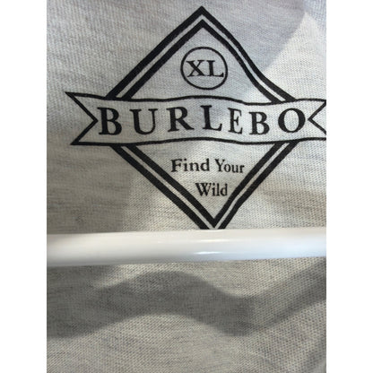 Burlebo Body By Brisket T-Shirt Men XL Gray Graphic BBQ Dad Core Flawed*4