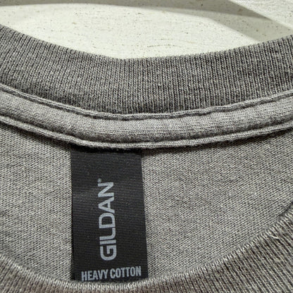 Gildan Milk & Honey Ranch Highland Calf T-Shirt Women S Gray Cotton Modern EUC2