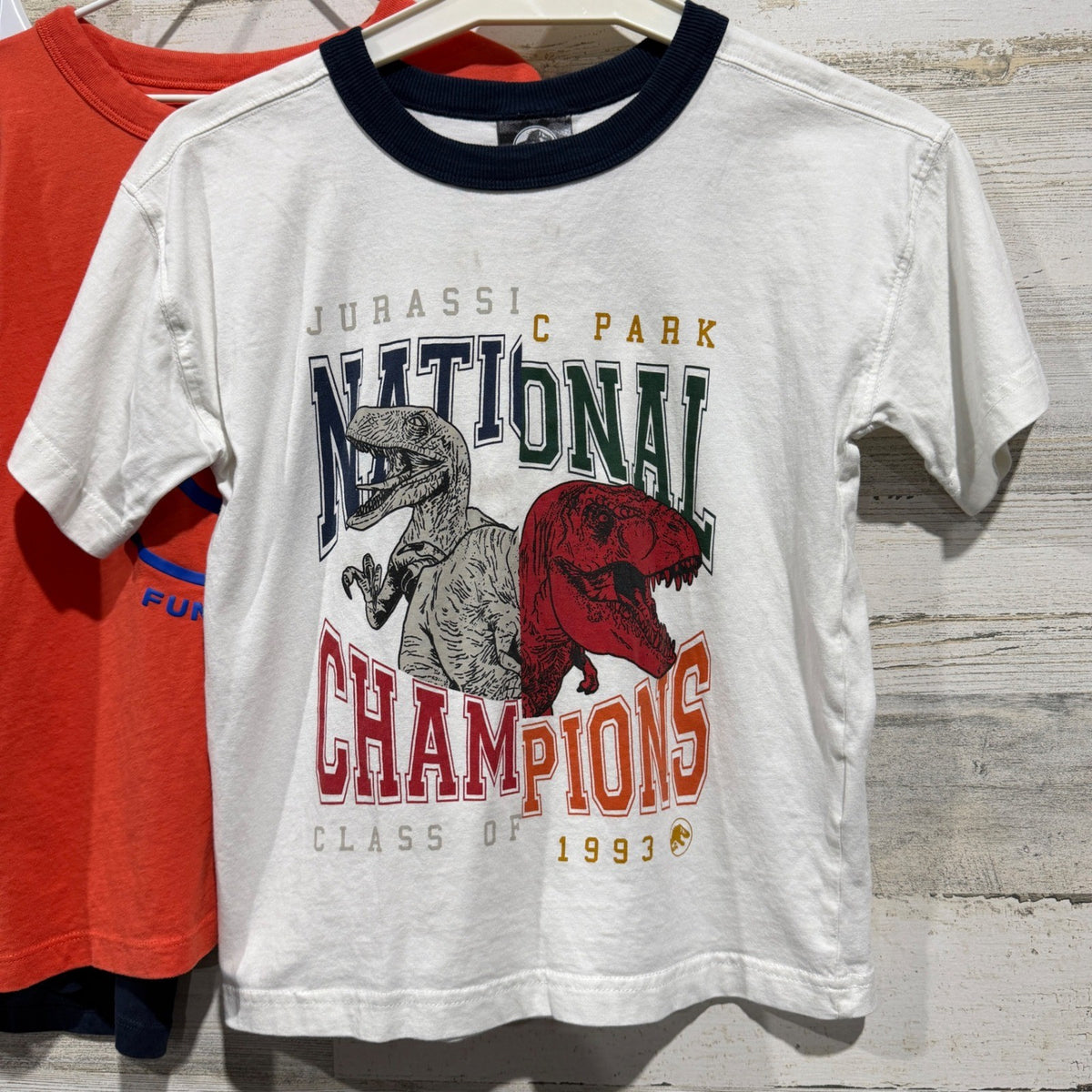 Cotton On Kids Graphic T-Shirt Bundle Boys 7 Multi Jurassic Park Flawed*1
