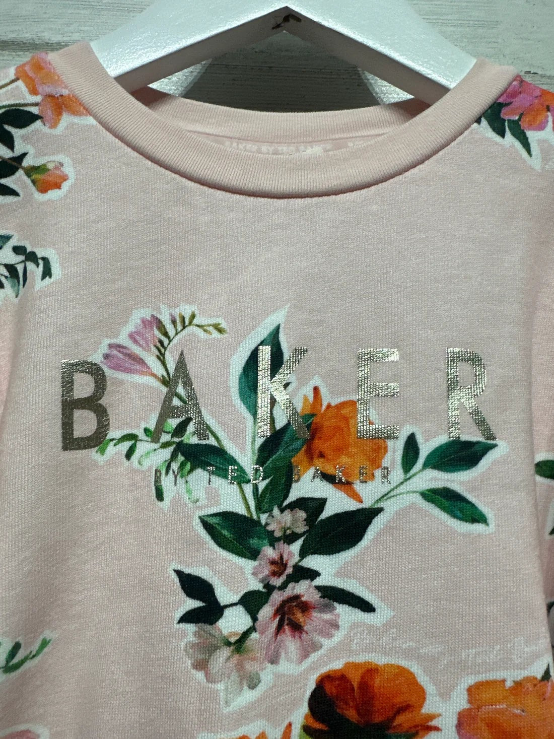 Baker by Ted Baker Floral Sweatshirt Fits Like 7 VGUC*1